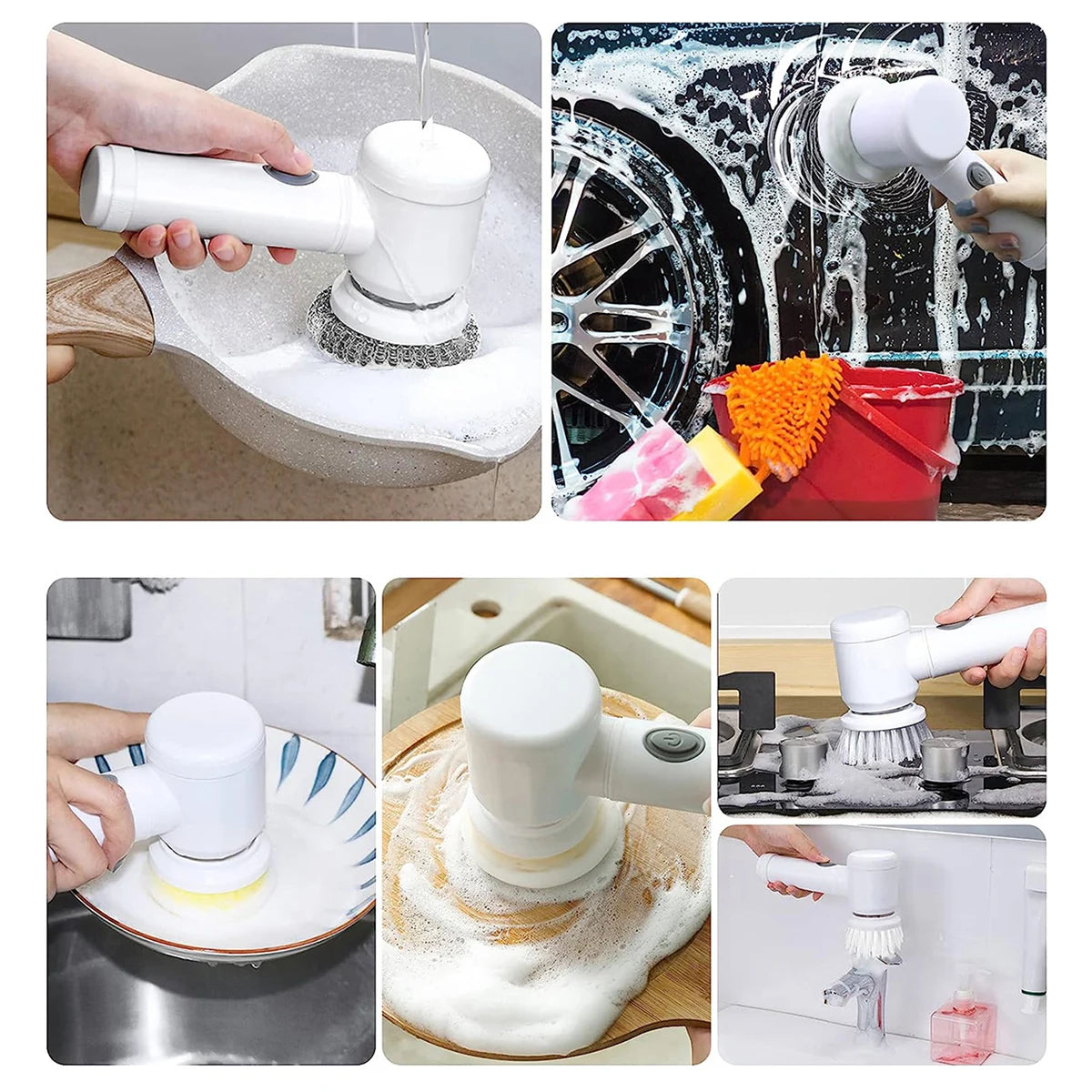 Arclo Replacement Brush Head Kit - compatible scrubbers