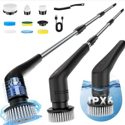 Arclo Cordless Spin Scrubber — Extendable Handle 12-in-1