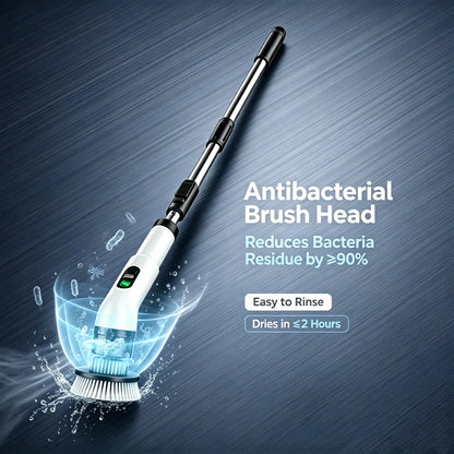 Arclo Cordless Spin Scrubber — Extendable Handler 9-in-1 Kit