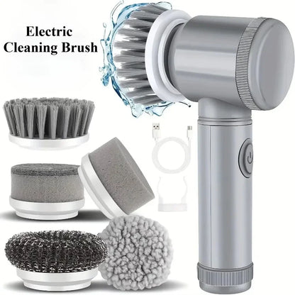 Arclo Mini 5-in-1 Cordless Spin Scrubber - in use